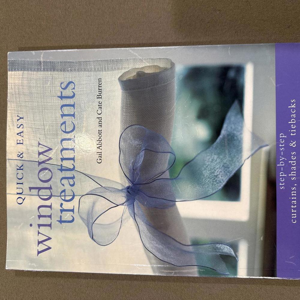 “Quick & Easy Window Treatments”